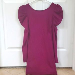 Forever21 Puff Sleeve Bodycon Dress